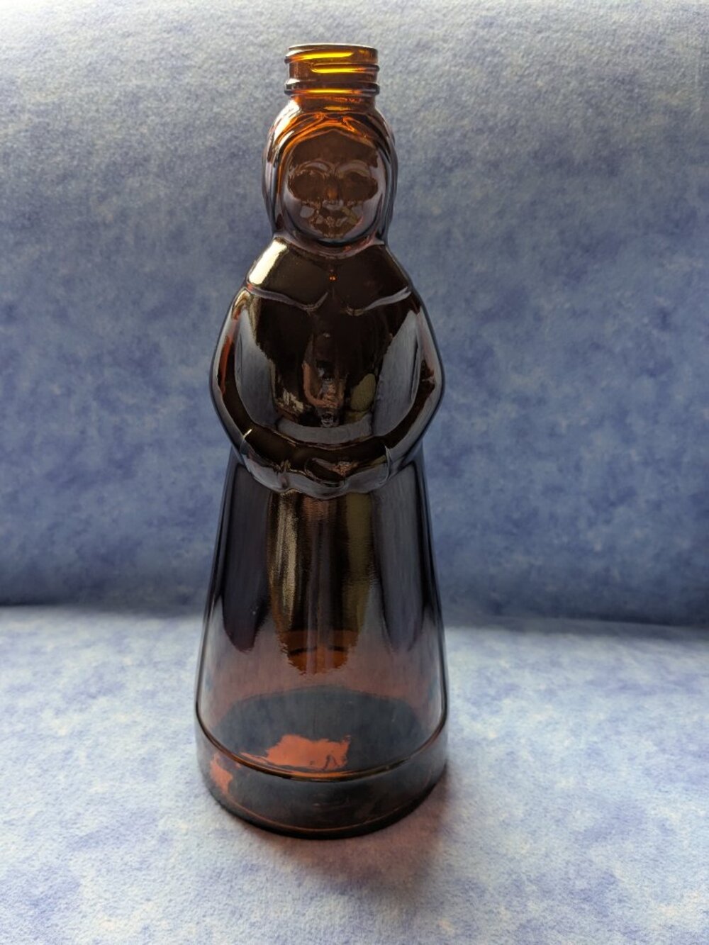 Vintage Mrs. Butterworth's Syrup Amber Glass Bottle 24 fl oz ~ No label - Picture 2 of 6
